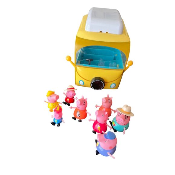 Peppa Pig Family Camper Van Vintage 2003 Car made in UK - Picture 7 of 13
